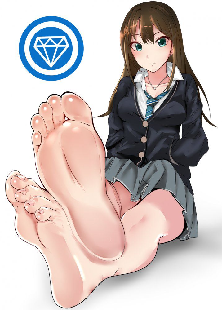 Two-dimensional erotic image of foot fetish. 15