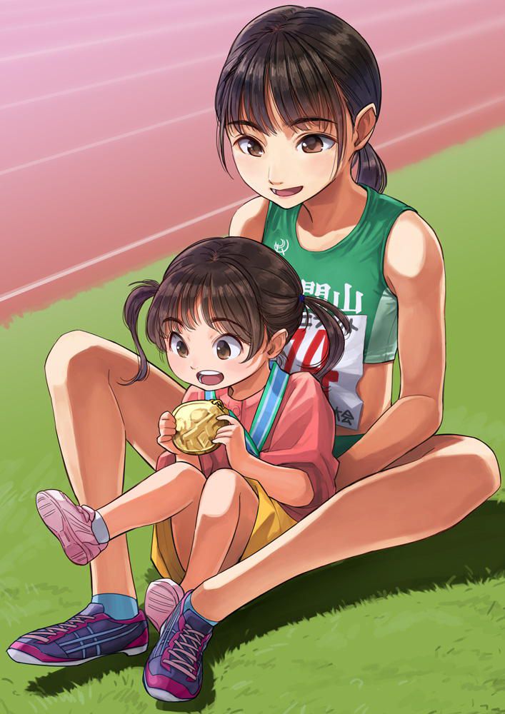 Track and Field Club Women Iiyone! ! Onyako who works hard in the land sepa racing shorts full of healthy ♪ 21