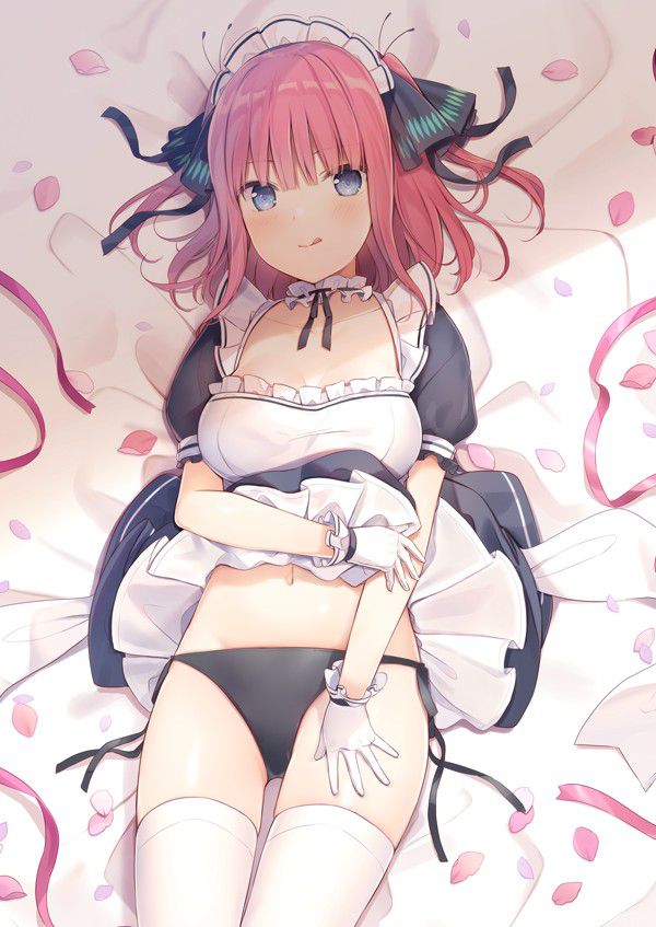 Erotic image of the two-dimensional maid who seems to happen rather another place unevenly if it is woken up in the morning by such a maid 34