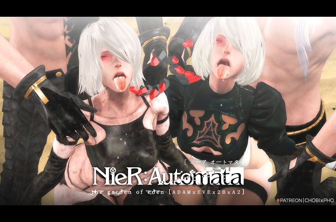 NIER: AUTOMATA / THE GARDEN OF EDEN (2B x A2 x ADAM x EVE) [CHOBIxPHO] ニーア オートマタ 1