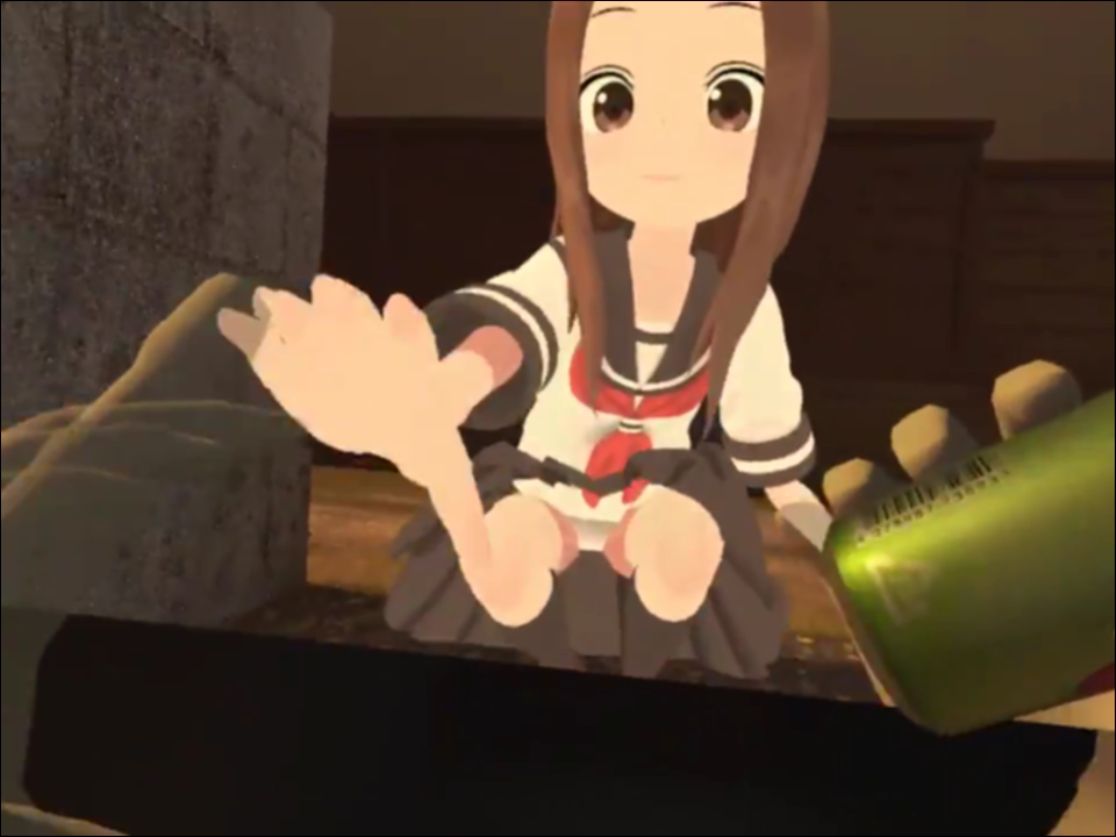 Takagi's official pants are released in "Takagi-san VR who is good at teasing" 5