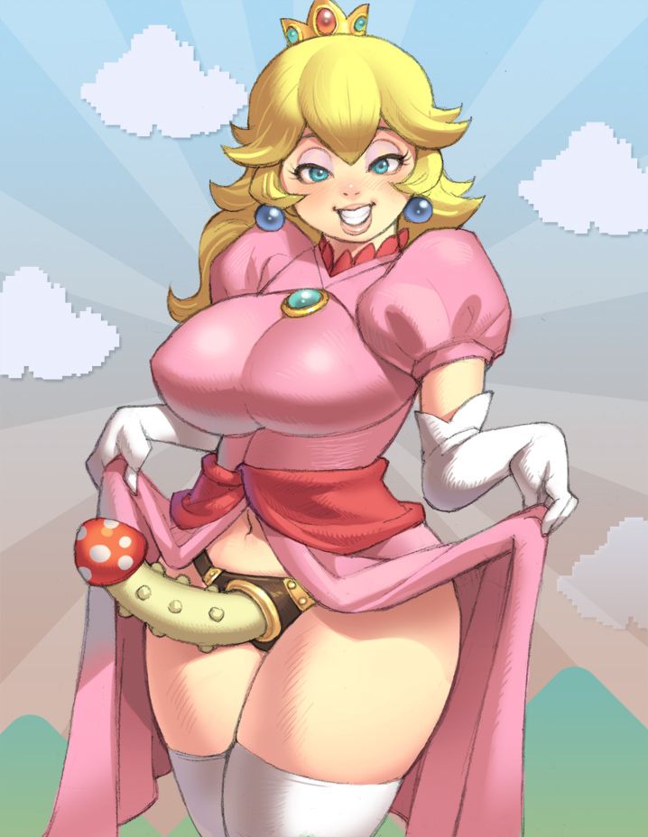 [Secondary] erotic image of the rare Princess Peach that is abducted willingly every time the violent sex of Bowser is not forgotten 26