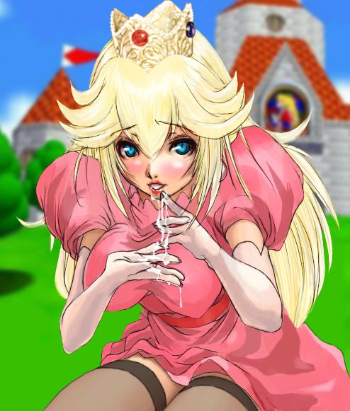 [Secondary] erotic image of the rare Princess Peach that is abducted willingly every time the violent sex of Bowser is not forgotten 30
