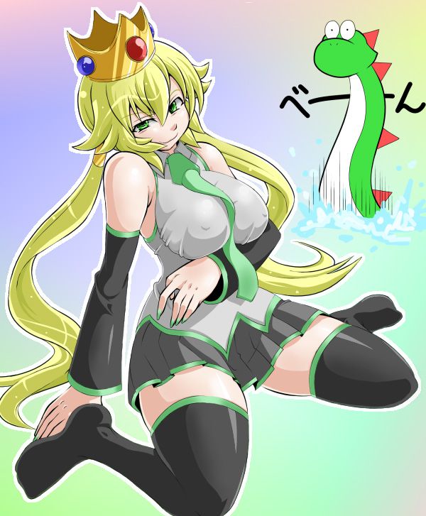 [Secondary] erotic image of the rare Princess Peach that is abducted willingly every time the violent sex of Bowser is not forgotten 35