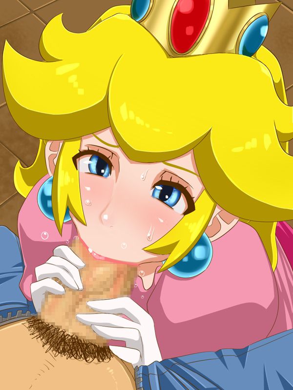 [Secondary] erotic image of the rare Princess Peach that is abducted willingly every time the violent sex of Bowser is not forgotten 50