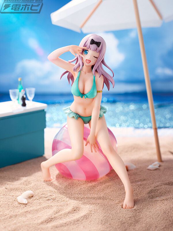 [Kaguya-sama wants to tell] Fujiwara Chika's erotic muchimuchi swimsuit erotic figure 2