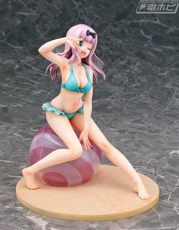 [Kaguya-sama wants to tell] Fujiwara Chika's erotic muchimuchi swimsuit erotic figure 5