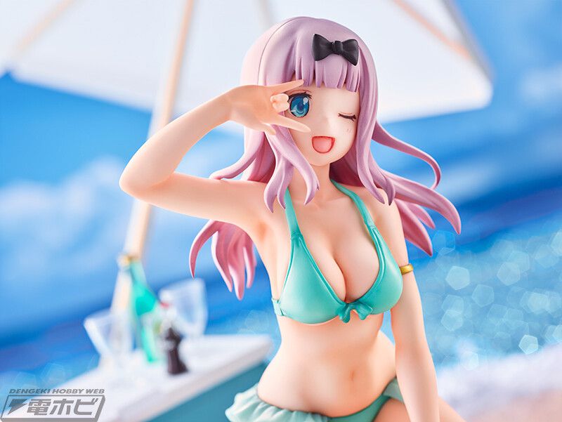 [Kaguya-sama wants to tell] Fujiwara Chika's erotic muchimuchi swimsuit erotic figure 9