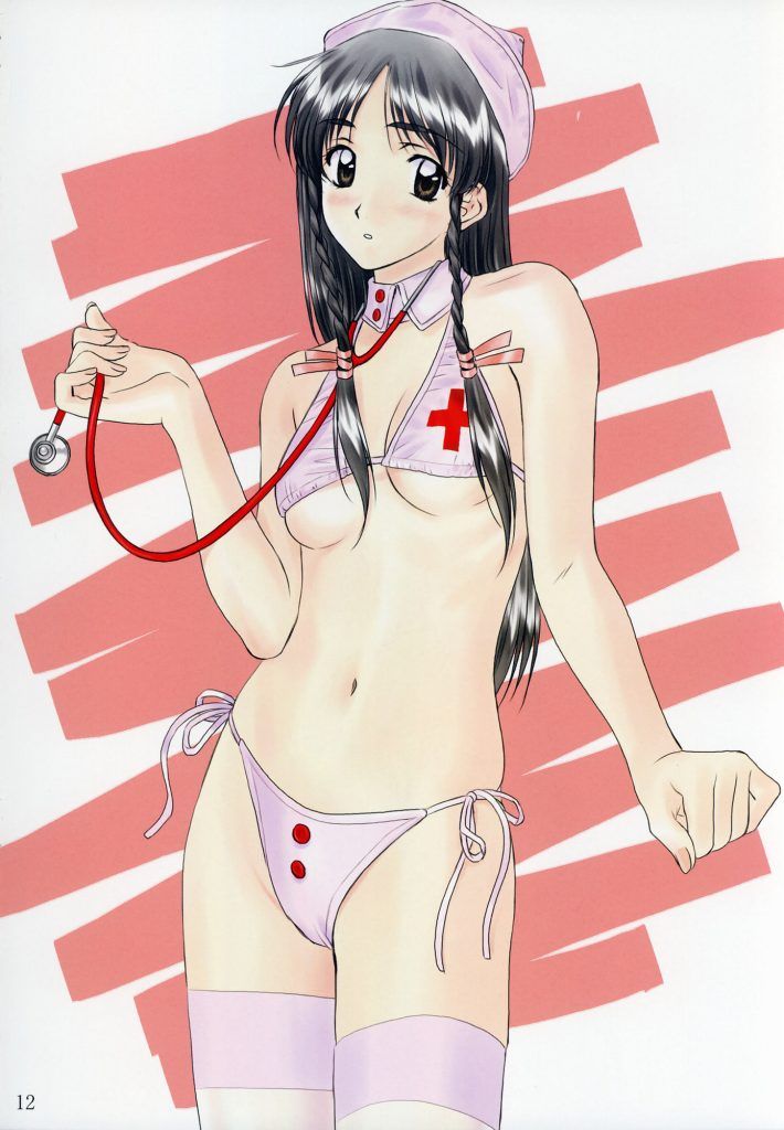 I'm sorry, the lower half of the body is funny, but ... nurse's erotic image feature that I want to ask by all means a good examination! 14