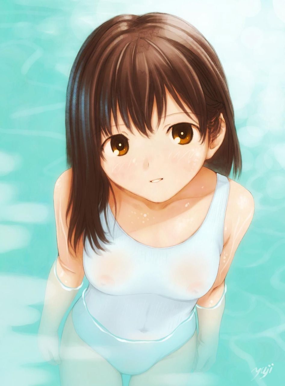 Let's cool off by looking at the two-dimensional erotic image of the suksui girl on such a hot day! 19