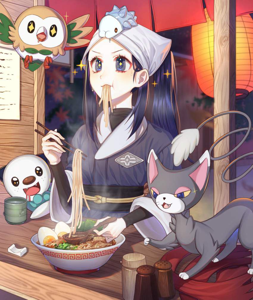 [It's good because it's like this] Secondary image of a girl eating simple ramen 25
