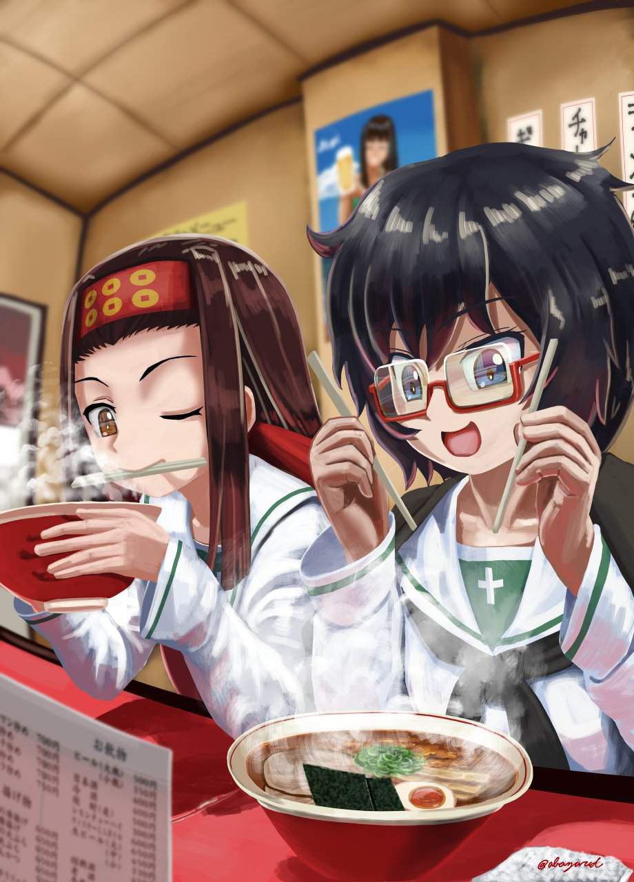 [It's good because it's like this] Secondary image of a girl eating simple ramen 3