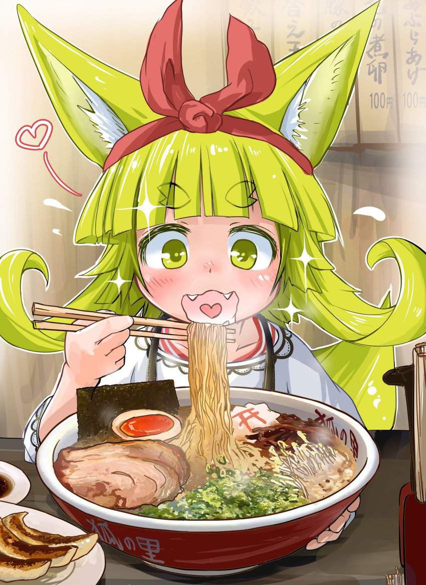 [It's good because it's like this] Secondary image of a girl eating simple ramen 4