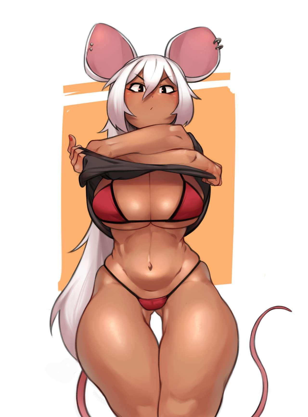 [various] Big Tiddy Rat Gyaru GF (by Zana) [OC] 24