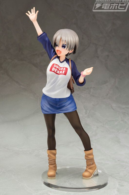 "Uzaki-chan wants to play!" Erotic muchimuchi erotic figure in the T-shirt appearance of Uzaki Hana! 5