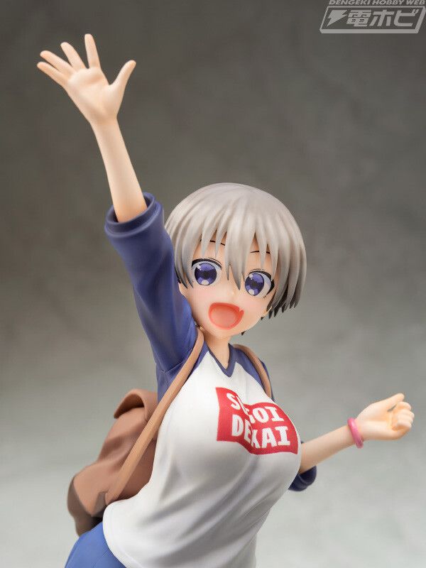 "Uzaki-chan wants to play!" Erotic muchimuchi erotic figure in the T-shirt appearance of Uzaki Hana! 8