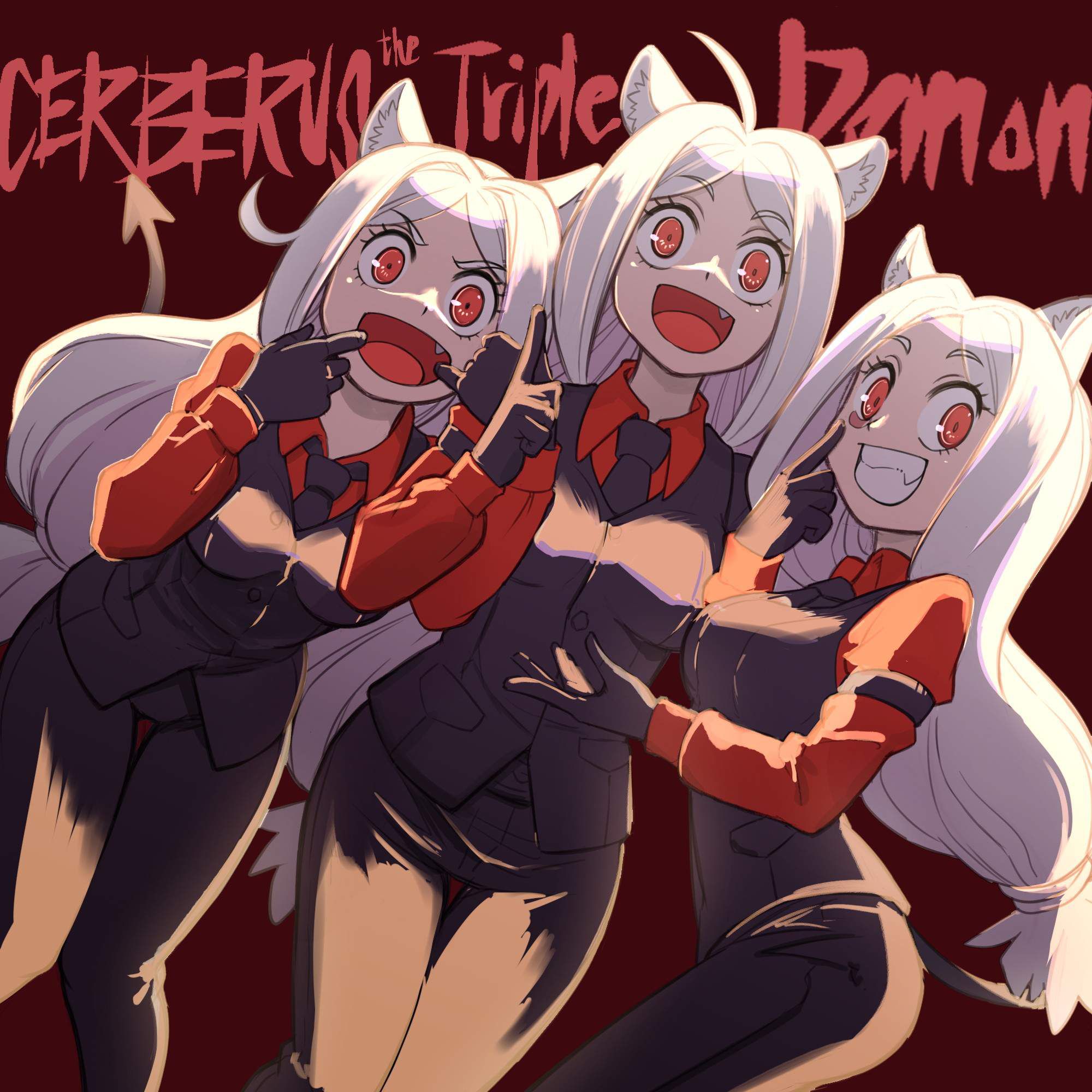 [Helltaker] erotic &amp; moe image of Cerberus of the triplet devil ★ 8