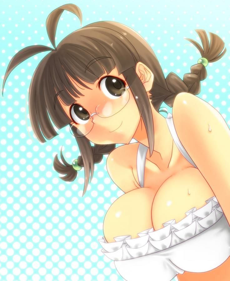 (Secondary erotic image) busty erotic girl with glasses 2