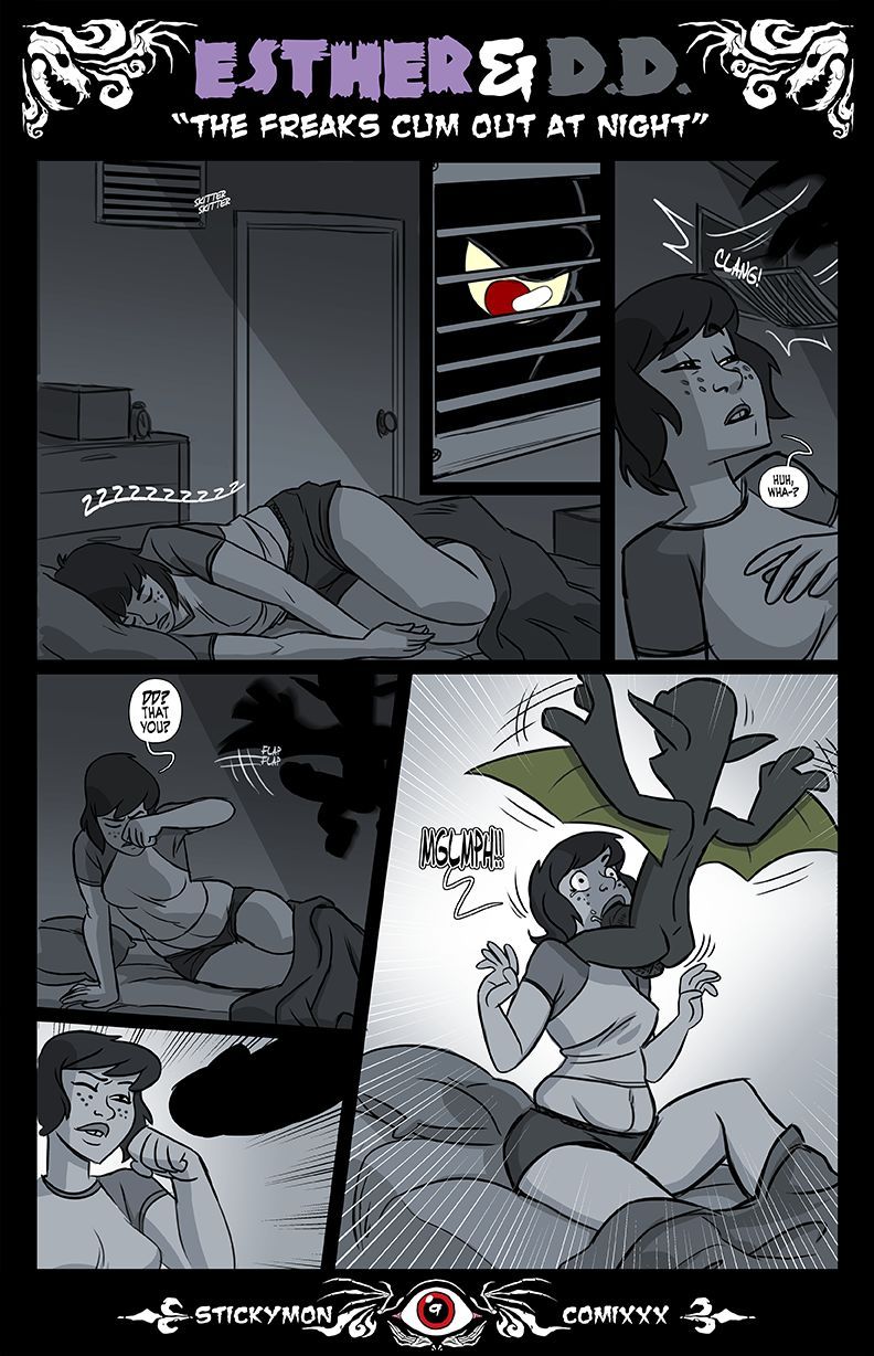 [Stickymon] Esther & DD - The Freak Cum Out At Night ~Remastered~ [Ongoing] 10