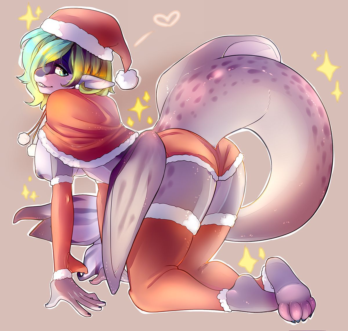 Merry Furry Christmas And A Happy Nude Deer 78