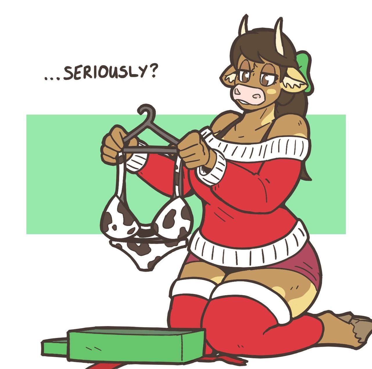 Merry Furry Christmas And A Happy Nude Deer 84
