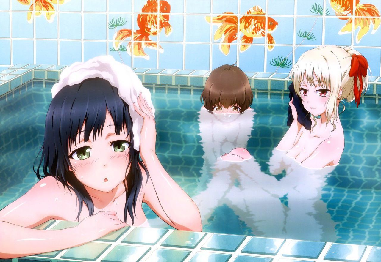Two-dimensional erotic image of a girl in a bathing delusion that seems to be rather dirty w when taking a bath together 14