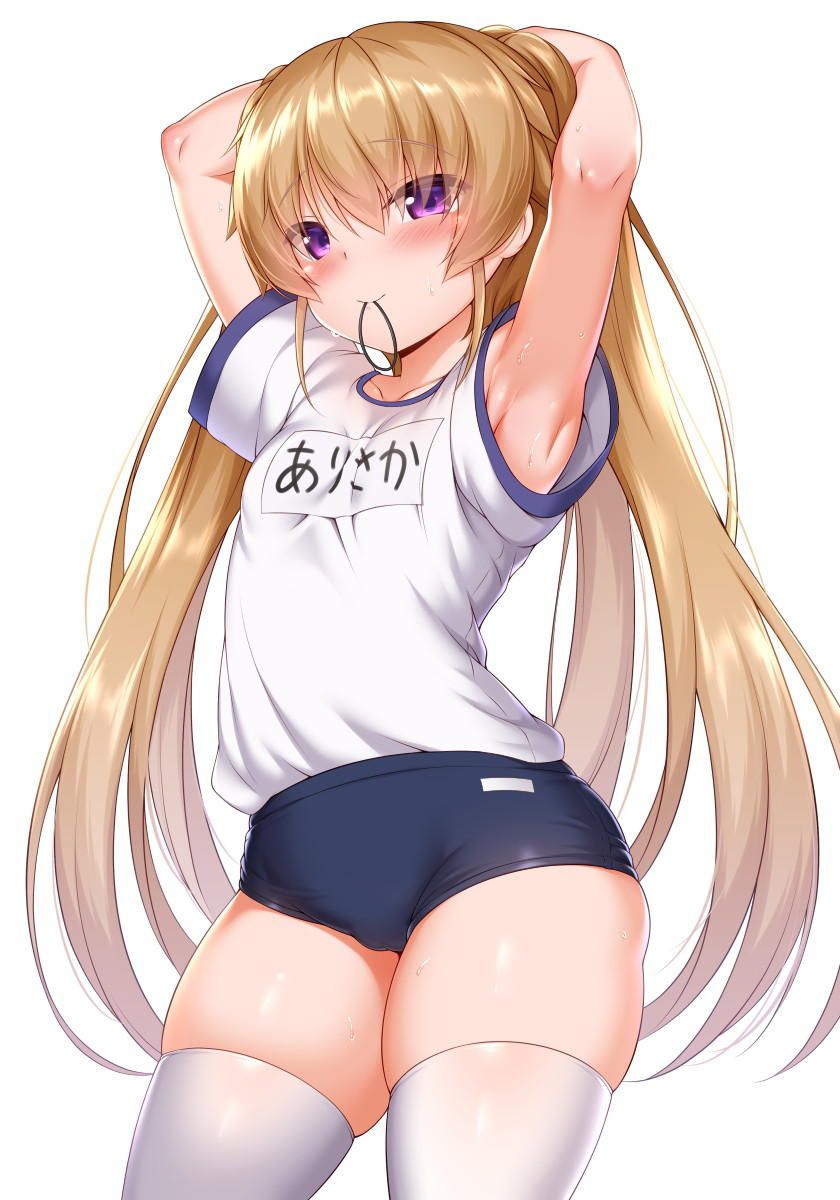 It's still developing, but it's good!? Gym clothes + bloomer image of a girl of about elementary and junior high school students ♪ 4