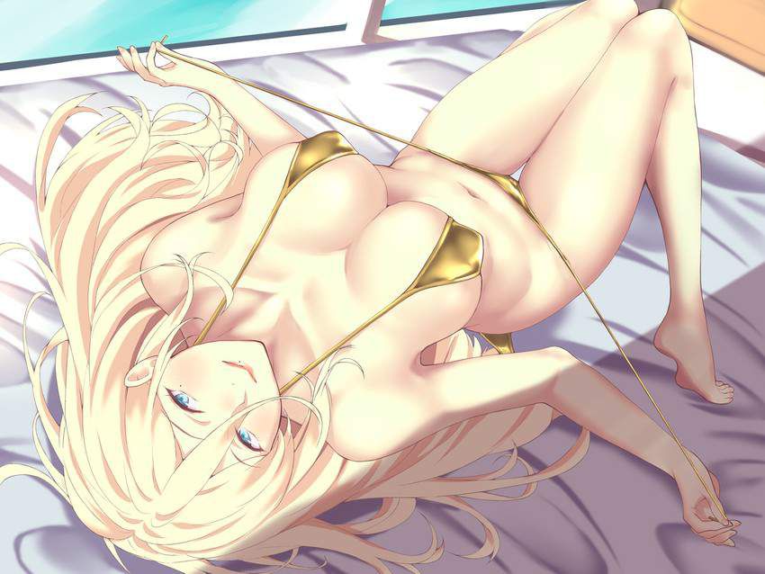 [Golden Cloth] secondary erotic image of girls wearing a golden bikini 28