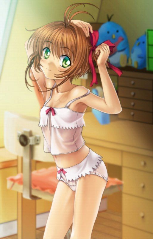 I want to pull it out by the erotic image of the card captor Sakura, so I'll put it on. 10