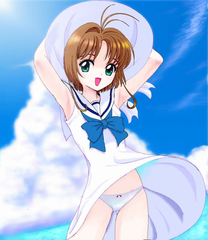 I want to pull it out by the erotic image of the card captor Sakura, so I'll put it on. 4