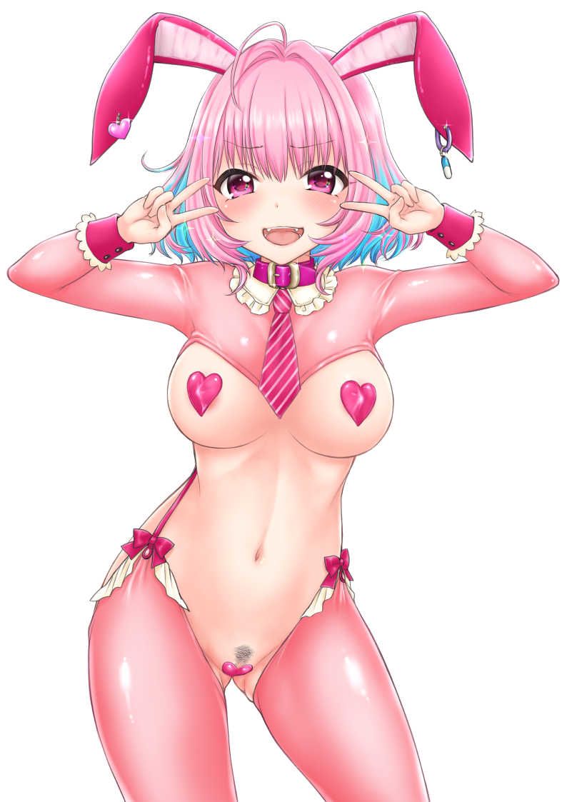The exposed part is reversed, and the costume, the reverse bunny! that six 3