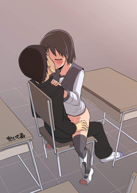 [Such a young age] secondary erotic image of a high school student couple who are having sex normally in the classroom 30