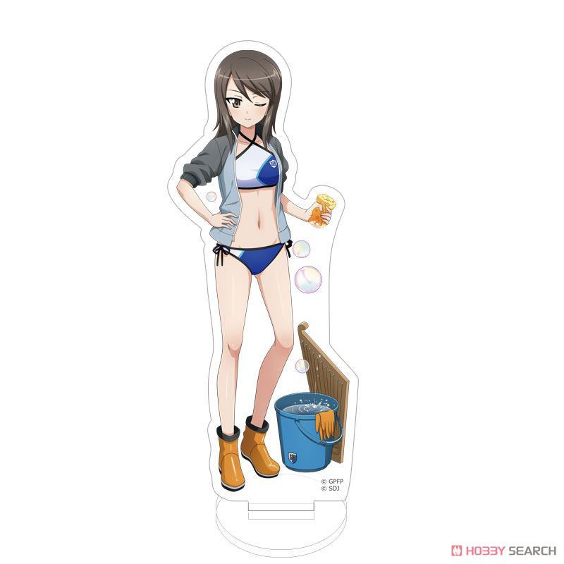 [Girls Panzer] erotic acrylic stand girls are in erotic swimsuit 11