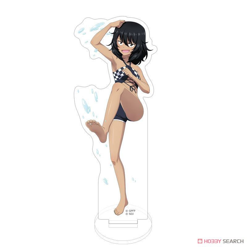 [Girls Panzer] erotic acrylic stand girls are in erotic swimsuit 14