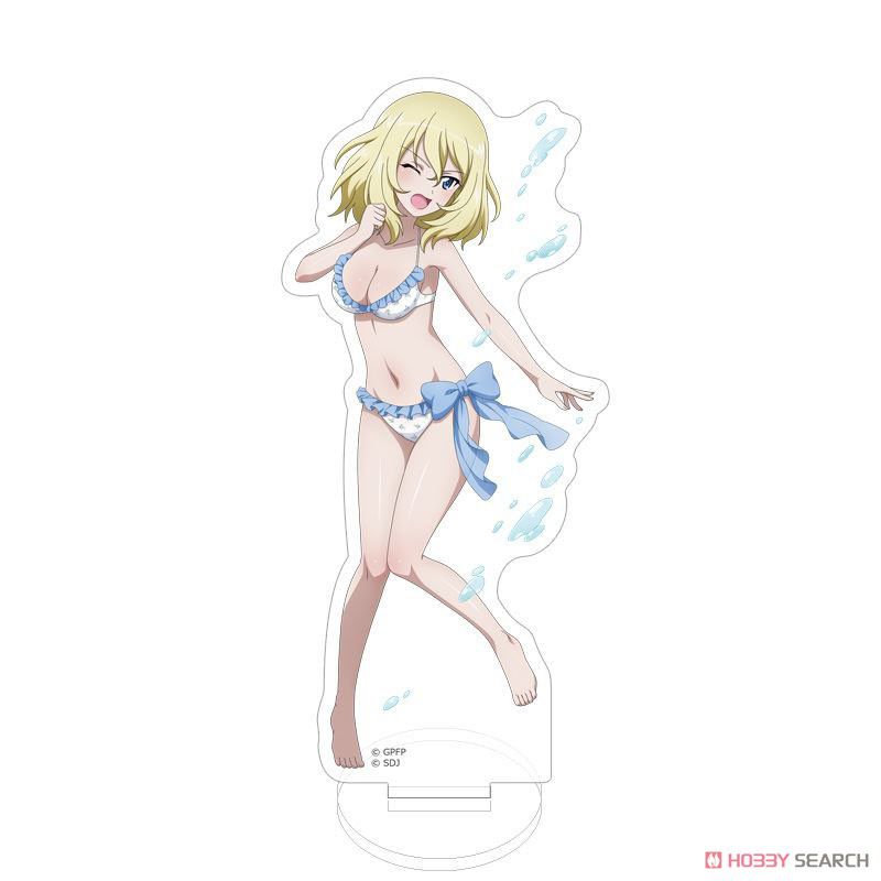 [Girls Panzer] erotic acrylic stand girls are in erotic swimsuit 15