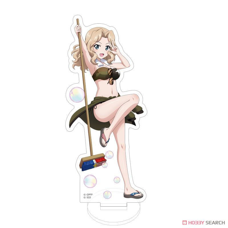 [Girls Panzer] erotic acrylic stand girls are in erotic swimsuit 6