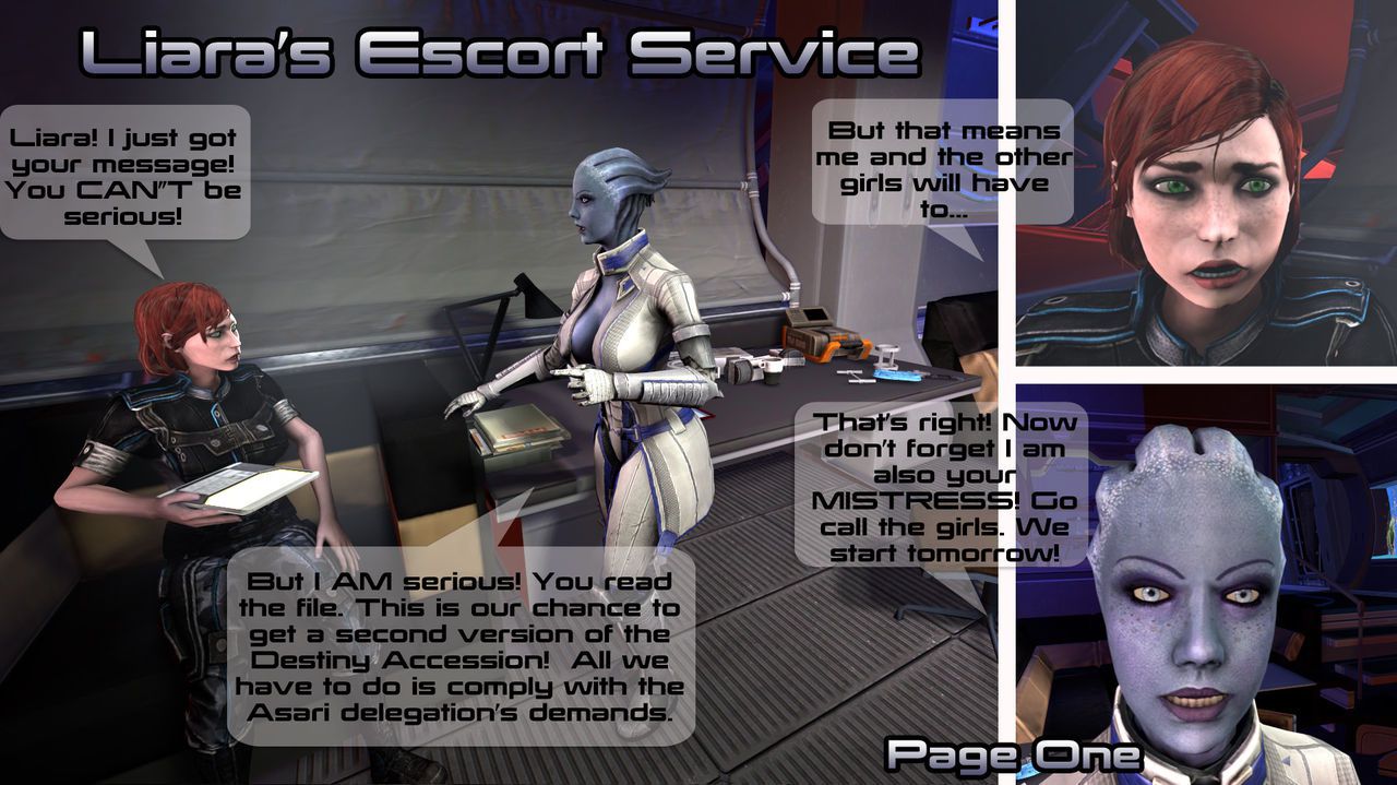 [Ladychi] Liara's Escort Service (Mass Effect) 1