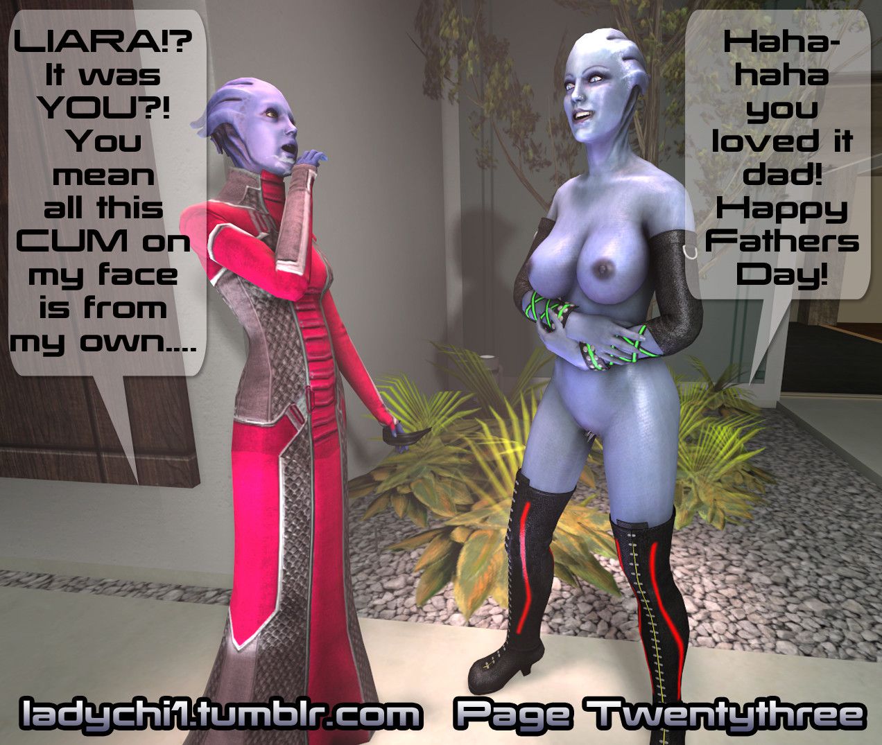 [Ladychi] Liara's Escort Service (Mass Effect) 23