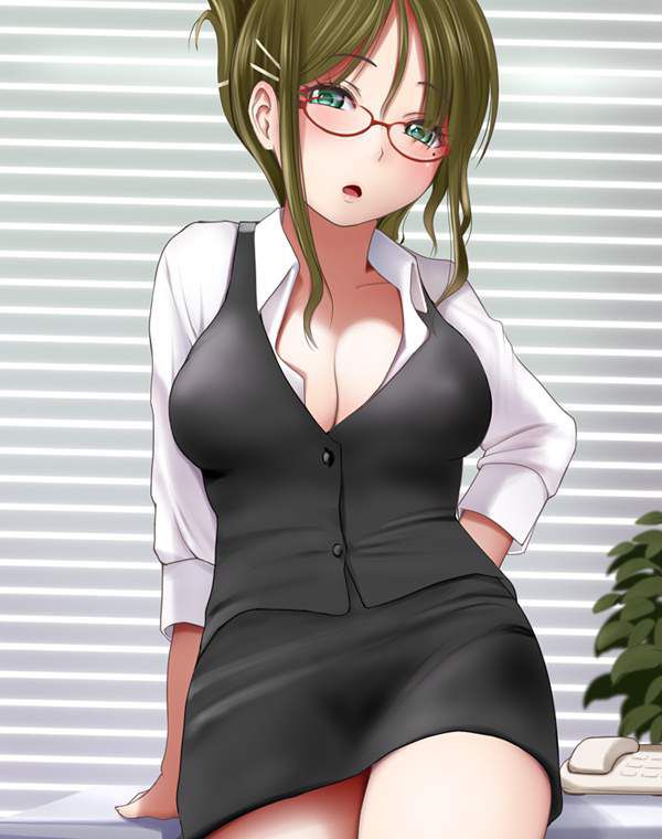 [Remnants of the bubble area] secondary erotic image of the office workers in the workplace with uniforms 11