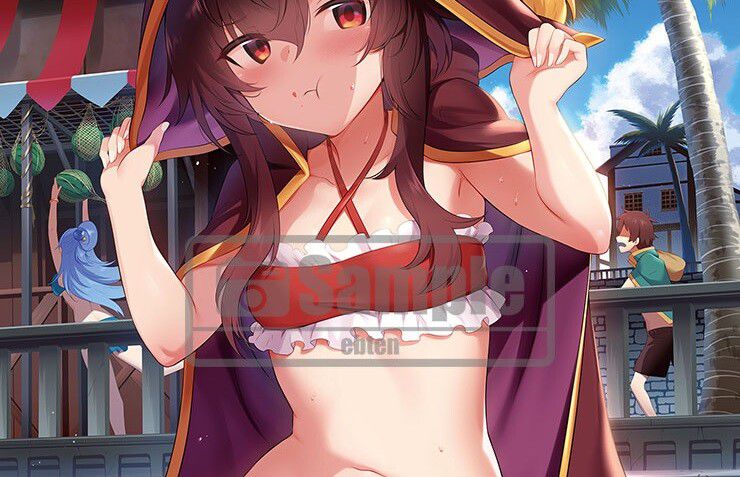 "This wonderful world is a blast! Megumin's body is a very erotic tapestry in the whipmuchi! 1