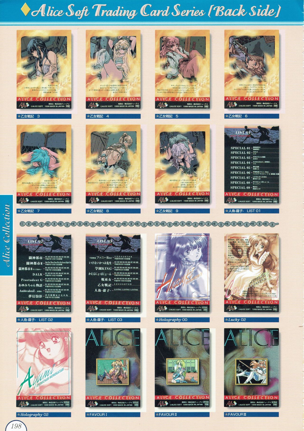 Alice no Yakata 456 Official Guide ALICEの館456 オフィシャルガイド 200