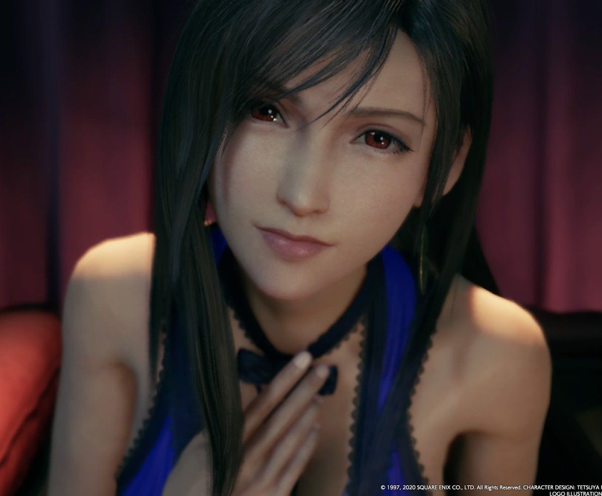【Good news】 FF7 remake of official setting picture Tifa, pants too erotic in round view wwwwww 5