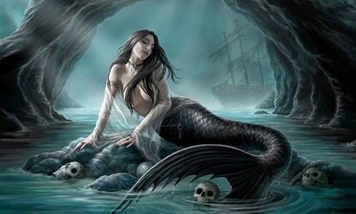 The second erotic image summary which comes to want to play with a beautiful mermaid 21