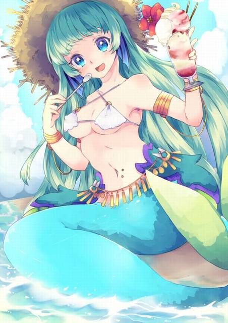 The second erotic image summary which comes to want to play with a beautiful mermaid 22
