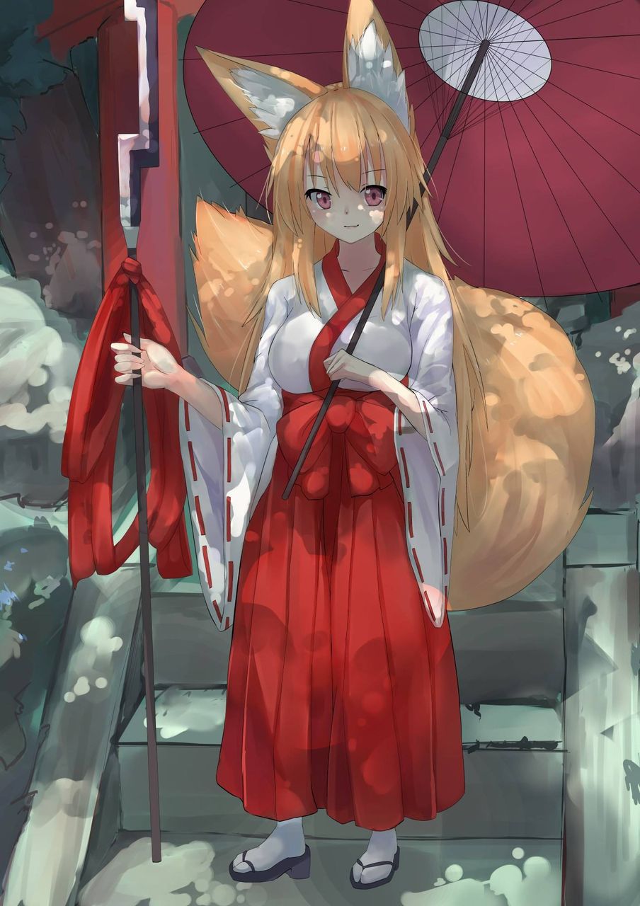 I collected the erotic image of the shrine maiden! 8