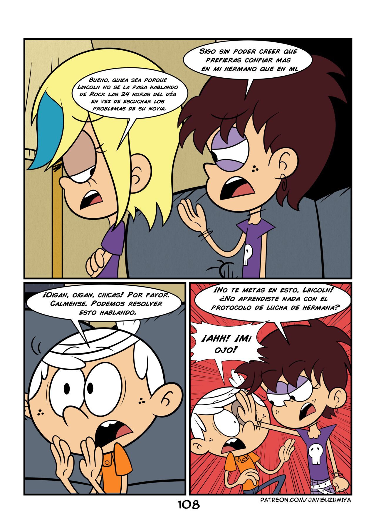 [JaviSuzumiya] It's (Not) Your Fault (The Loud House) [Spanish] [Ongoing] 115