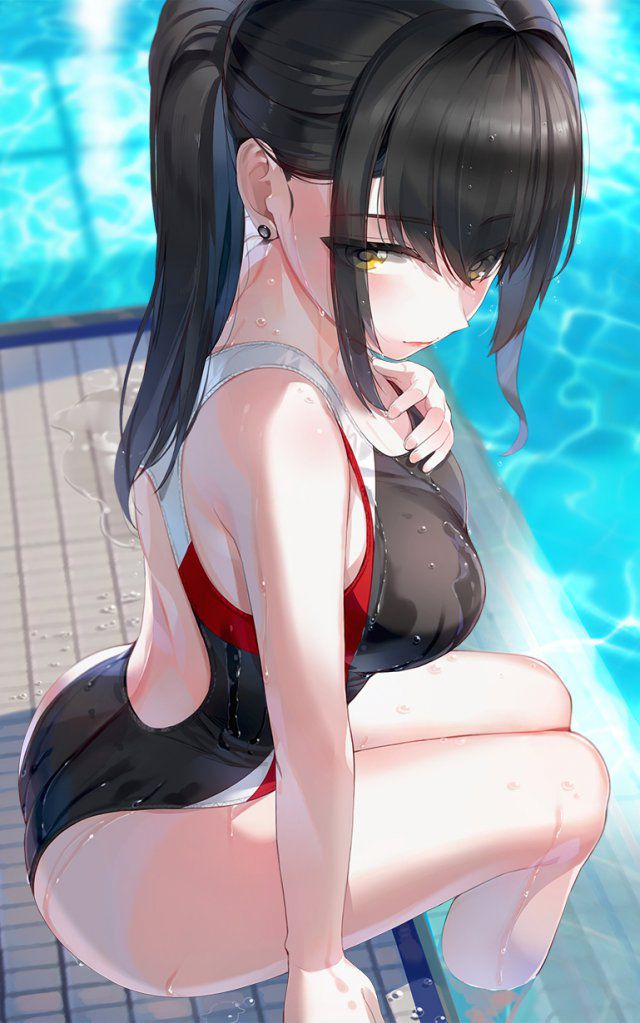 【Image】The sle-back that continues to moe in the two-dimensional black hair character Part 48 13