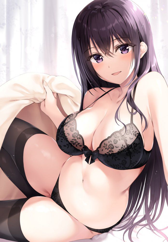 【Image】The sle-back that continues to moe in the two-dimensional black hair character Part 48 20