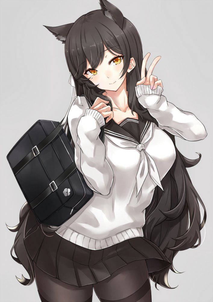 【Image】The sle-back that continues to moe in the two-dimensional black hair character Part 48 30