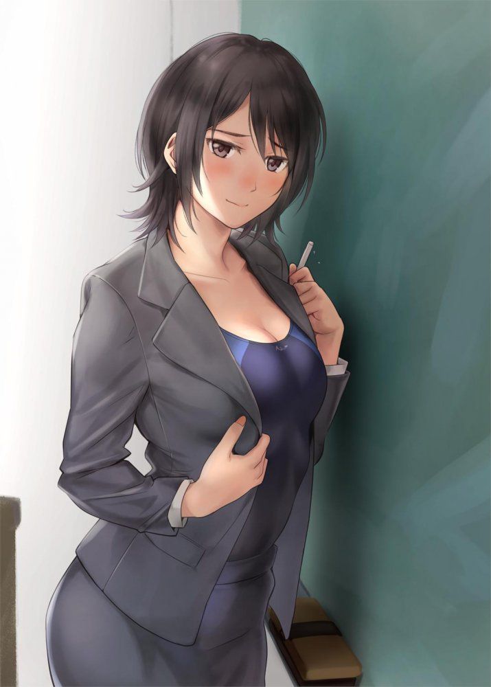 【Image】The sle-back that continues to moe in the two-dimensional black hair character Part 48 7